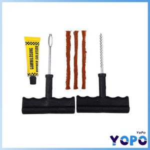 YoPo Car and motorcycle Tubeless Tire Repair Tools Kit bicycle Accessories 8pcs/6pcs