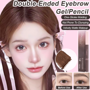 Eyebrow Tinting Cream Long Lasting Dualended Pencil Long-Lasting Non-Caking Misty Finish 2 IN 1 Pomade Brow Pencil