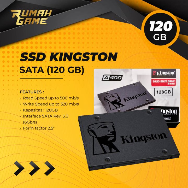 SSD KINGSTON A400 120GB SATA INCH SSD Laptop 120gb Original