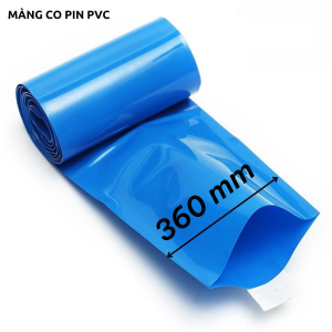 Màng Co Nhiệt PVC Bọc Khối PinKích Thước Tùy Chọn 320mm - 600mm - chống nước cách điện dài 1m