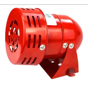Electric Emergency Warning Siren Horn Continuous Sound Alarm with Rust-Proof Housing
