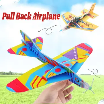 Foam Airplane Toys for Kids Hand Throw Flying Glider Plane Toy Pull Back Plane Toys Baby Toy Lazada PH