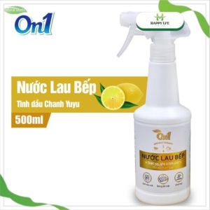 Nước Lau Bếp On1 500ml - Diệt 99.9% Vi Khuẩn - Sạch Dầu Mỡ - Khử Mùi - Hương Chanh Yuzu Thơm Mát