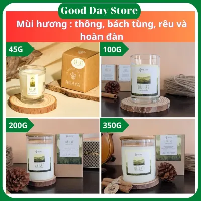 Nến thơm AGAYA Candle Cup thư giãn tập trung giảm stress decor phònglàm quà tặng nến thơm dịp lễ tết ý nghĩa