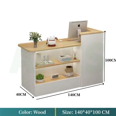 APES Reception Counter Bar Cabinet Checkout Counterr Multifunctional Wooden Bar Tea Cabinet