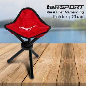 TaffSPORT Kursi Lipat Outdoor Mancing Portable Oxford Folding Chair - A0003