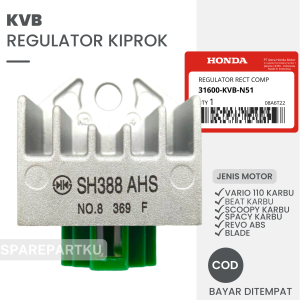 KVB REGULATOR/ KIPROK VARIO 110 KARBU BEAT KARBU SCOOPY KARBU SPACY KARBU REVO ABS BLADE/ CIPRK