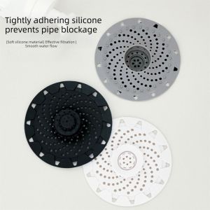 GURUNGMANI Anti-Clogging Hair Catcher Stopper Odor-Free Drain Filter Drain Cover Filter Easy Clean Kitchen Sink Plug Bathroom