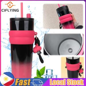 【Arrive In 1-3 Days】 700ml Inner Insulated Cup 304 Stainless Steel Portable Space Kettle Leak Proof Large Capacity Water Cups for Road Trips Outdoor Adventures