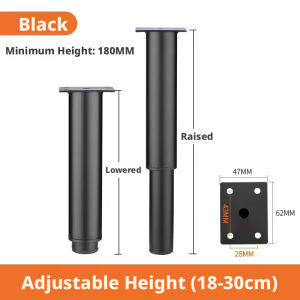 Furniture Replacement Metal Adjustable Legs Suitable For Sofa Couch Bed Table Cabinet Heavy