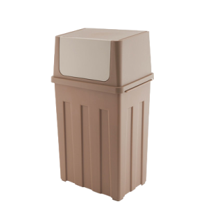 30L Large Flip Top Dustbin / Commercial Garbage Bin with Lid for Home Kitchen Bathroom Office/rainbowculture