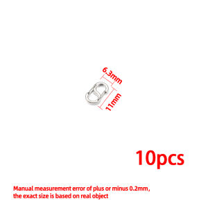 Đánh bóng thép không gỉ s-khóa hai đầu khóa lò xo tự làm đồ trang sức vòng đeo tay Phụ Kiện Vòng Cổ