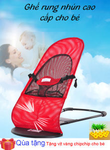 Ghế nằm- Ghế rung nhún khung thép cao cấp an toàn cho bé