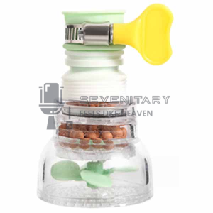 Sambungan Kran Air Saringan Filter Kipas Flexible Anti Splash Berwarna