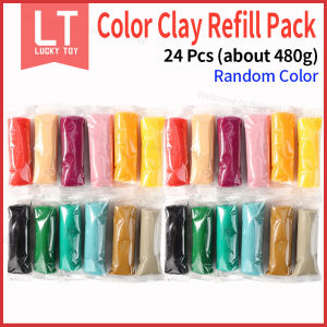 12 Colors Magic Color Clay Toy Nature Color DIY Color Clay Non-Toxic Birthday Toy Gift for Kids