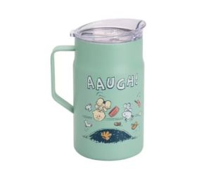 TORA แก้วน้ำสุญญากาศ Snoopy ความจุ 600 มล. สีเขียวอ่อน รุ่น RK2616 SNOOPY25