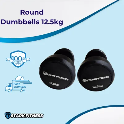 Stark Fitness Round Dumbbells 12.5kg (SOLD BY PAIR)