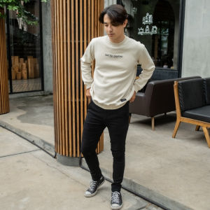 BAPIN Alpha Chino Long Pants - Celana Chino Pria Grey Chord