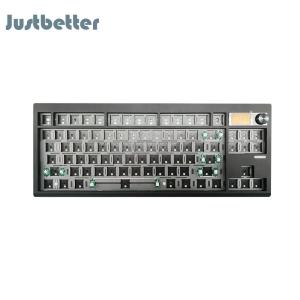GMK87 Mechanical Keyboard Kit Computer Keyboard 87Keys Silent Keyboard Bluetooth-Compatible/2.4Ghz/ Type-C for PC Laptop