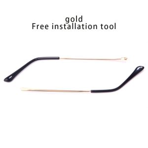 1 Pair Sunglasses Temple Arm Eyeglasses Spectacle Frame Leg Replacement Anti-Slip Metal Repair Tool