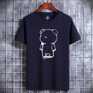 男士短袖t恤夏季2023新款宽松潮流半袖男生夏装潮牌棉体桖打底衫