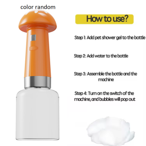 Premium Pet Grooming Foam Maker - Gentle Shampoo Applicator for Dogs & Cats Non-Scratch Hypoallergenic Pet Bath Shampoo Dispenser Auto-Foaming Machine Pet Grooming Shower Bubbler Berus Mandi Kucing Pet Shower Gel Foaming Machine Bubble Machine Pet Soap