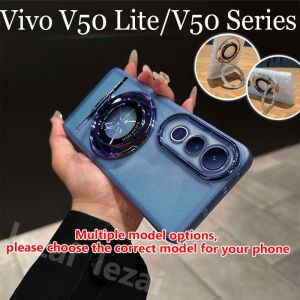 Vivo V50 Lite V50Lite 5G Case Vivo V50 Pro 5G Case Vivo V40 Pro 40 Lite V30 V29 V27 Pro V30e V29e V27e 5G Soft Casing with Holder Clear Shockproof New Design