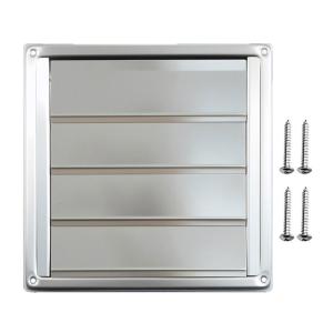 Thép không gỉ Air Vent lưới tản nhiệt thông gió tường vuông sụt giảm extractors thông gió Bìa Fan Outlet lâu dài