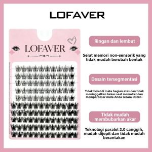 Bulu Mata Palsu Lembut Serat Premium - 100% Membuat mata jauh lebih indah