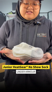 Under Armour Junior HeatGear® No Show Sock 3 Pairs accessories (1346754-100) Sport Planet R-03