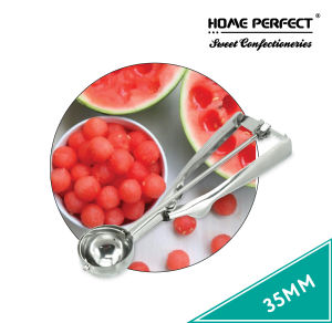 HOME PERFECT S/S Ice Cream Mash Potato Cookies Biscuit Scoop W/Spring HandleFruit BallerSudu Ais KrimS-2035 S-2040 S-2045