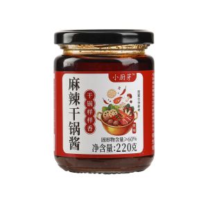 Spicy Dry Pot Sauce Household Fried Vegetables Fragrant Pot Ingredients Dry Pot Shrimp Dry Pot Chicken Spicy Seasoning Sauce 220g Bottle