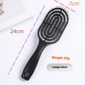 DANLE หวีระบายสำหรับสาวรูปร่างปุยหวีช่างผมหวีนวดหวีรองรับการกระแทก