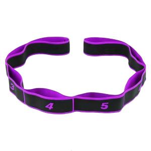 8 Section Dance Stretching Belt Yoga Pull Strap Belt Fitness Exercise Resistance Band With Number Exercise Strap