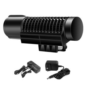 OUTOPEN Frequency Conversion Aquarium Cooling Fan Mute Adjustable Marine Aquarium Cooler Practical Black Fish Tank Cooling Fan for Home