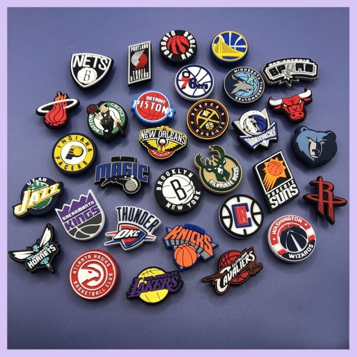 NBA Team LOGO Charms jibbitz for Crocs shoes accessories crocs design ...