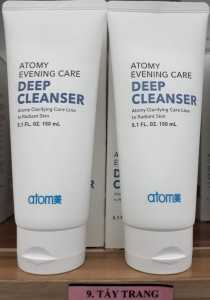 Tẩy trang dạng kem làm sạch bã nhờn lỗ chân lông (sp trong set 4 chăm sóc tại nhà) - Atomy Evening Care Deep Cleanser 150 ml - 애터미 이브닝 케어 딥 클렌저 - Атоми Ивнинг Кеар Очищение