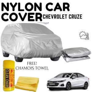 Nylon Car Cover for Chevrolet Cruze  Waterproof High Quality Car Cover for Indoor & Outdoor Protection with Chamois Towel