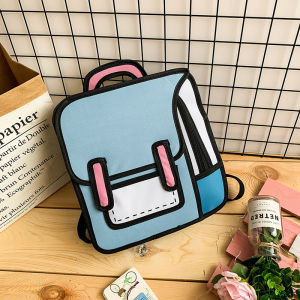 AE2021 Backpack for teenagers same style as Lin Miaomiaos Korean version high school anime backpack 2D Backpack 3D Three-Dimensional