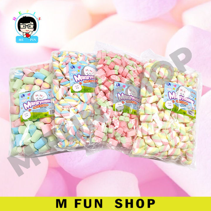*Halal* Sweet Soft +/ 500g Marshmallow Variety Styled Plain White