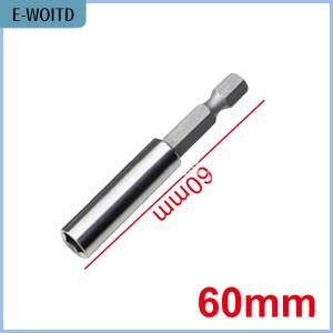 【E-WOITD】 Hexagonal Handle Extended Connecting Rod Magnetic Screw Bits Extension Rod Long Handle Screwdriver Tip Holder Non-slip Hand Tool