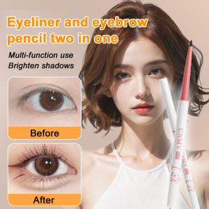 Extremely Fine Tip 2in1 Eyeliner Smooth And Delicate NonSmudge Gel Pen