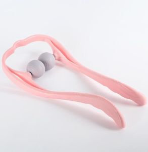 *SG seller* Neck Massager Shiatsu Deep Tissue Dual Trigger Point Shoulder Massager Ergonomic Handle Design Lightweight & Portable