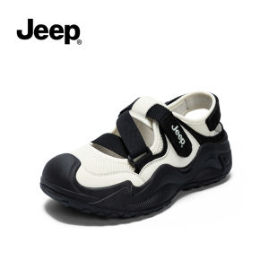 Jeep baotou dép giản dị đa năng giày đi biển có đế dày Chiều cao thúc đẩy thể thao Mary Jane Giày
