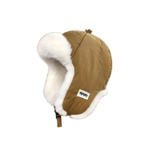 MYCOLOR ป้องกันลม หมวกป้องกันหู ไม่มีชายคา หนาขึ้น หมวกปั่นจักรยานแบบเล่ยฟง แฟชั่น รอบศีรษะใหญ่ หมวกผู้หญิง คุณผู้หญิง