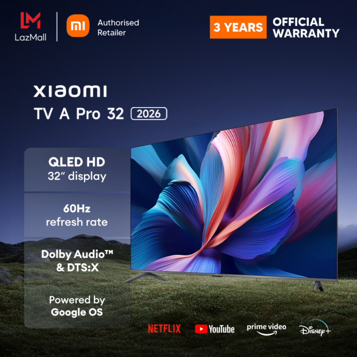 Official) Xiaomi TV A Pro 2026 32 | QLED HD Display, Google TV