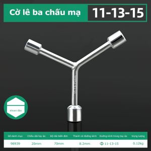 Cờ lê cờ lê ba lưỡi cờ lê hình tam giác 7 kích cỡ để lựa chọn BEAU4