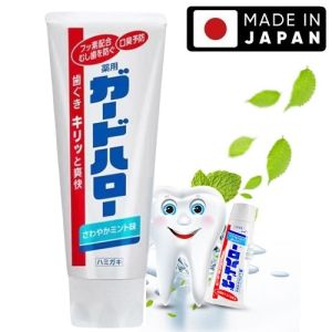 [MADE IN JAPAN ] Kem Đánh Răng Nhật Bản Kao Guard Halo Hương Bạc Hà 165g Chống Sâu Răng Hôi Miệng