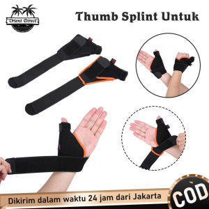 Wrist Splint Thumb Splint Pelindung Tangan Finger Wrist Support Pelurus Jempol Hitam Kiri Pelindung Jempol Tangan Wristband Brace