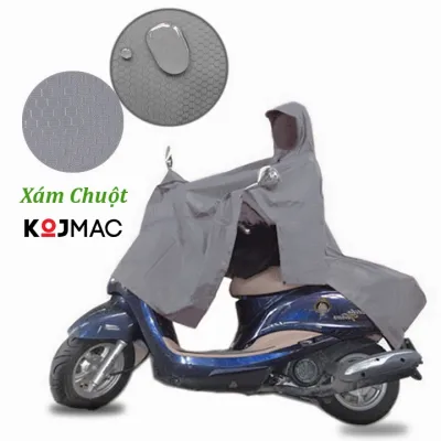 Áo Mưa Thời Trang Người Lớn Choàng Đi Xe Máy (Có Túi Đựng Áo Mưa Cánh Dơi Hàng Nhập Khẩu Cao Cấp )